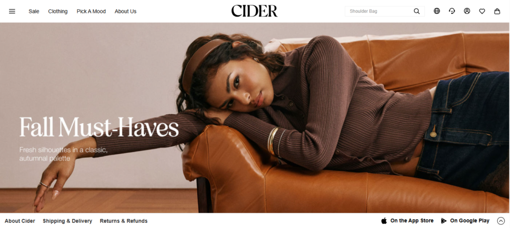 Cider Fast Fashion Brands
